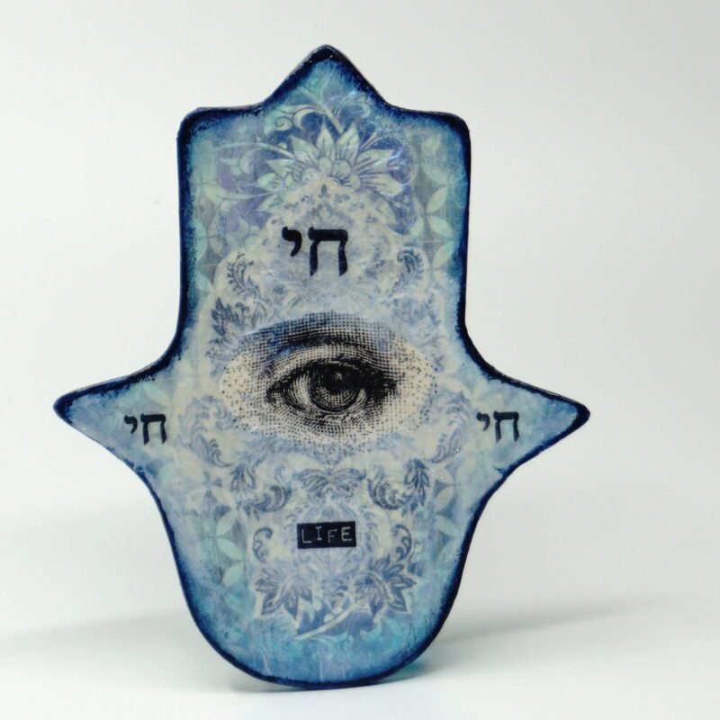Mixed Media Hamsa
